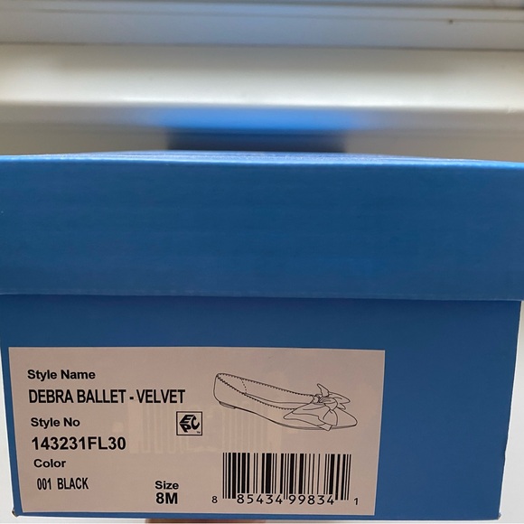 Jack Rogers Debra Ballet Flats - Velvet - Size 8M - Picture 4 of 5